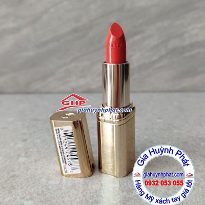 Son môi Loreal màu đỏ cam đất hàng từ Mỹ