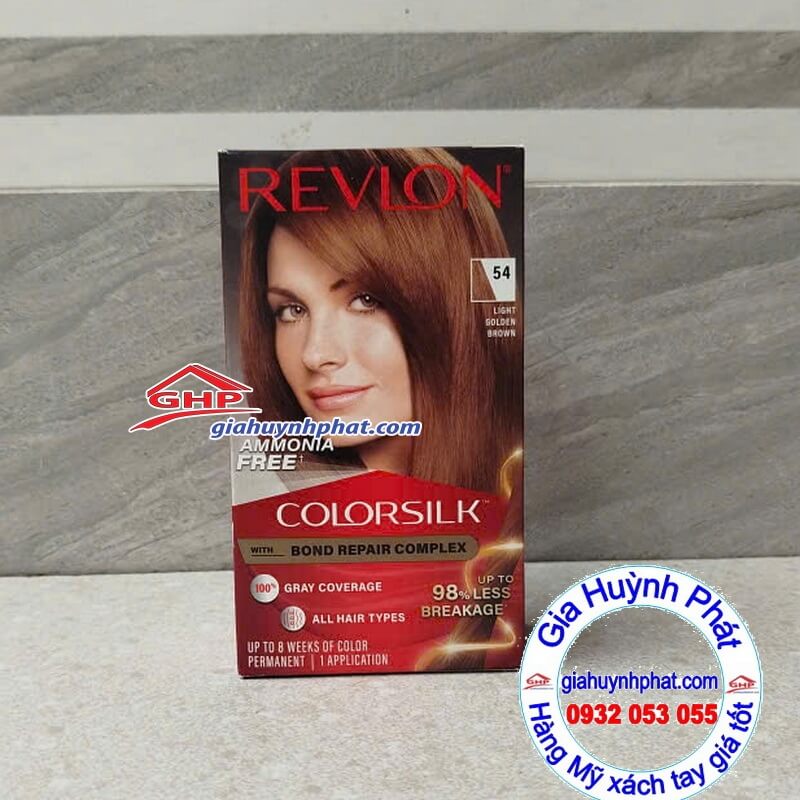 Thuốc nhuộm tóc Revlon màu nâu ánh vàng