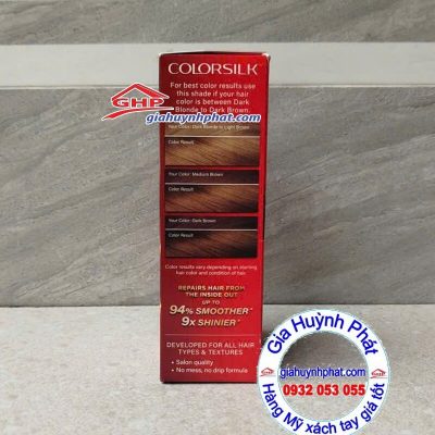 Revlon 54 Màu tóc trước và sau khi nhuộm 