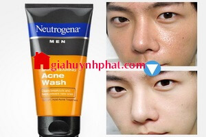 Sữa rửa mặt cho nam dạng gel ngừa mụn trứng cá Neutrogena Men chính hãng của mỹ