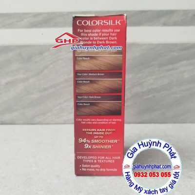Màu tóc trước và sau khi nhuộm 