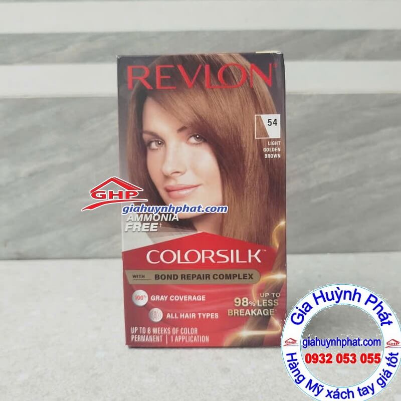 Thuốc nhuộm tóc Revlon colorsilk 54 hàng từ Mỹ