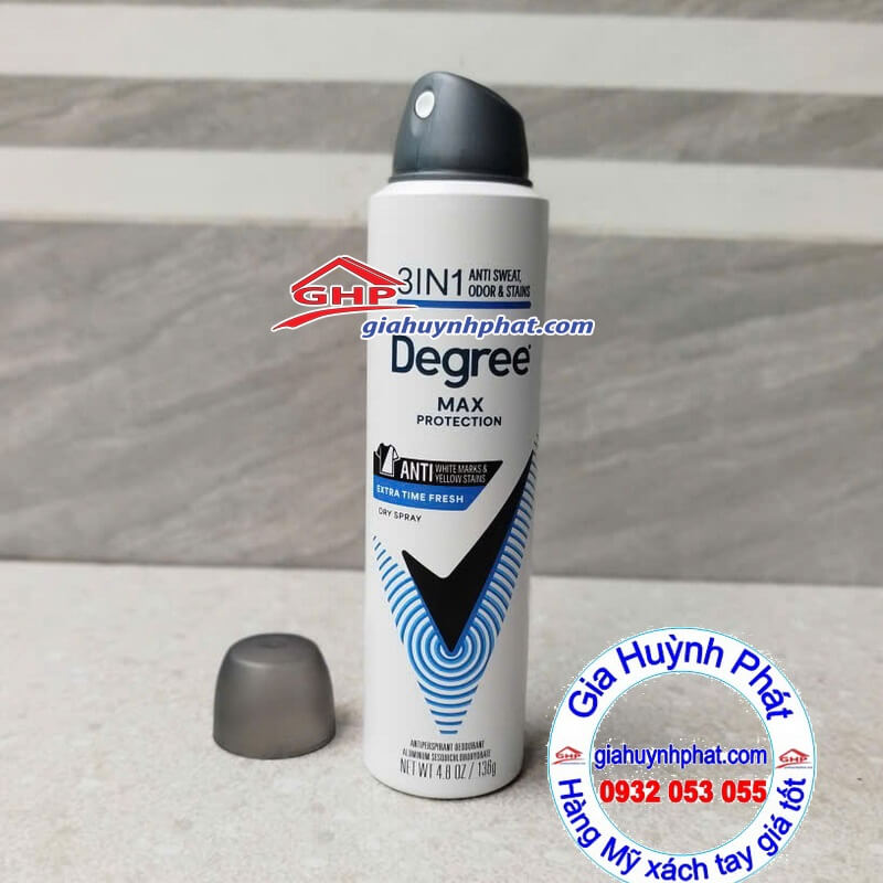 Xịt toàn thân Degree 3in1 hàng từ Mỹ