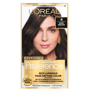 Thuốc Nhuộm Tóc Loreal Paris Superior Preference 4 Dark Brown Từ Mỹ