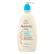 Sữa Tắm Gội Dưỡng Ẩm Yến Mạch Aveeno Baby Wash Shampoo Xách Tay Từ Mỹ