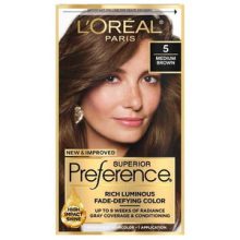 Thuốc nhuộm tóc Loreal Superior Preference 5 Medium Brown hàng từ Mỹ