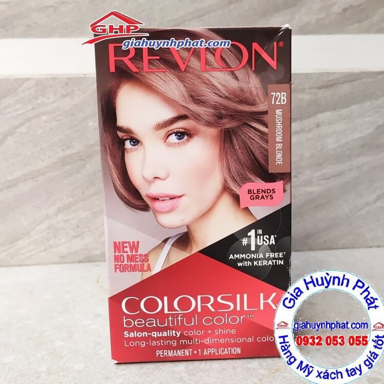 Thuốc nhuộm tóc Revlon 72B hàng Mỹ xách tay giahuynhphat.com