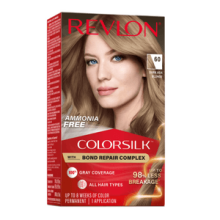Kem nhuộm phủ bạc 100% Revlon ColorSilk 60 Dark Ash Blonde xách tay Mỹ