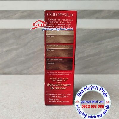 Màu tóc trước và sau khi nhuộm Revlon #60
