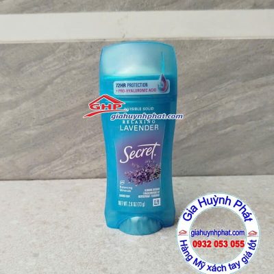 Lăn khử mùi sáp Secret hoa Lavender xách tay Mỹ