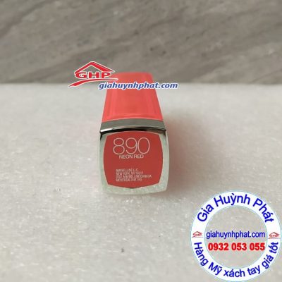 Son Maybelline #890 Neon Red giahuynhphat.com
