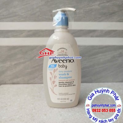 Sữa tắm gội Aveeno baby hàng từ Mỹ