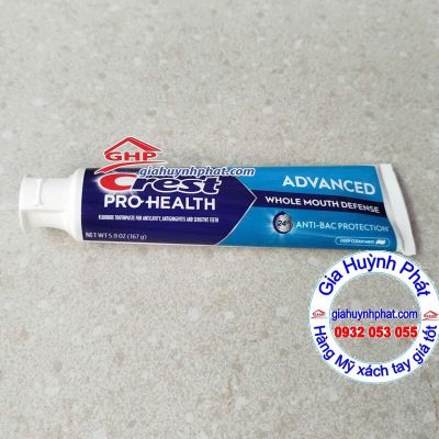 Kem đánh răng Crest pro health 167g hàng Mỹ