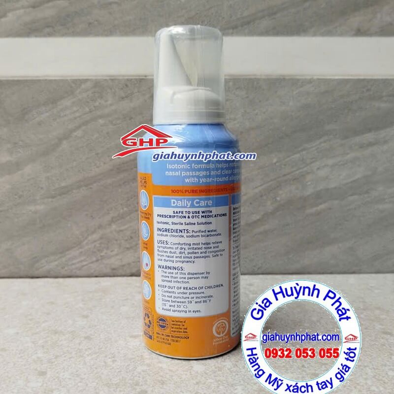 Chai xịt mũi Simply saline 127g giahuynhphat.com Chai xịt mũi Simply saline 127g giahuynhphat.com