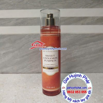 Nước hoa toàn thân và tóc Sweet Cinnamon Pumpkin