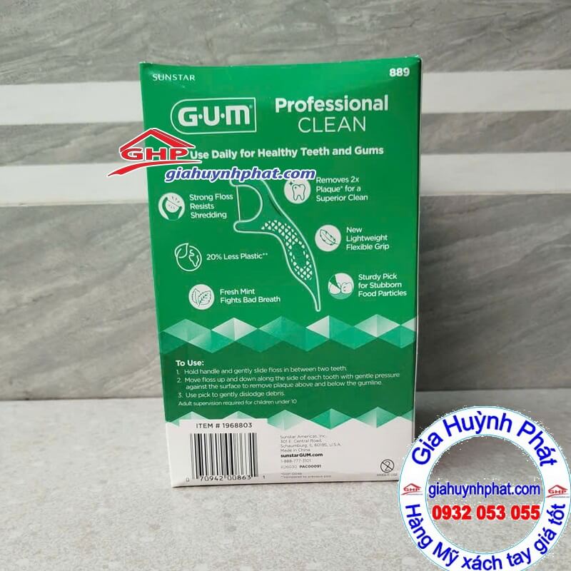 Hộp chỉ nha khoa GUM 450 cây giahuynhphat.com Hộp chỉ nha khoa GUM 450 cây giahuynhphat.com