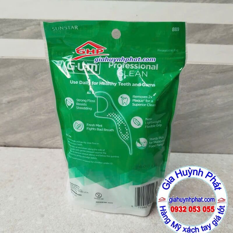 Chỉ nha khoa Gum 450 cây hàng từ Mỹ Chỉ nha khoa Gum 450 cây hàng từ Mỹ