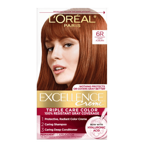 Thuốc Nhuộm Tóc Cao Cấp Loreal Excellence Creme 6R Light Auburn Từ Mỹ