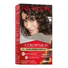 Thuốc Nhuộm Tóc Phủ Bạc Revlon Colorsilk Dark Brown 30 Xách Tay Mỹ