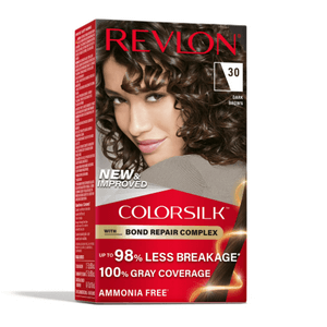 Thuốc Nhuộm Với Keratin Dưỡng Tóc Revlon Dark Brown Hàng Mỹ Xách Tay