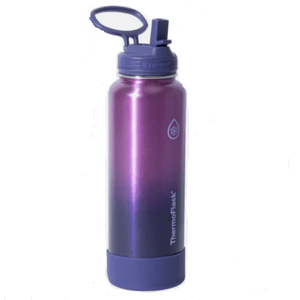 Bình Nước Giữ Nhiệt Có Ống Hút Màu Tím 1.2L Thermoflask Hàng Từ Mỹ
