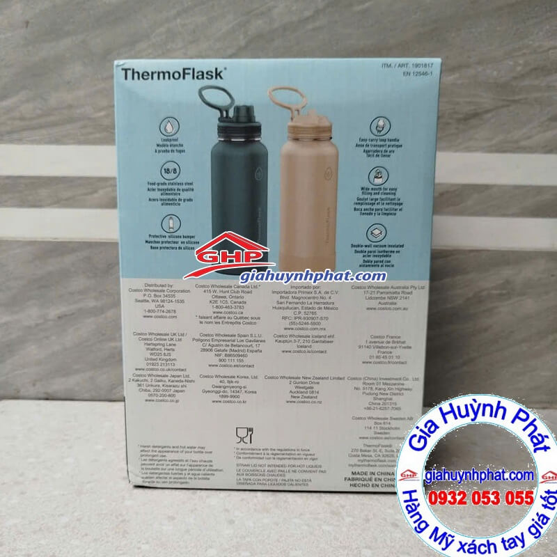 Set bình giữ nhiệt Thermoflask 1.2L hàng từ Mỹ Set bình giữ nhiệt Thermoflask 1.2L hàng từ Mỹ