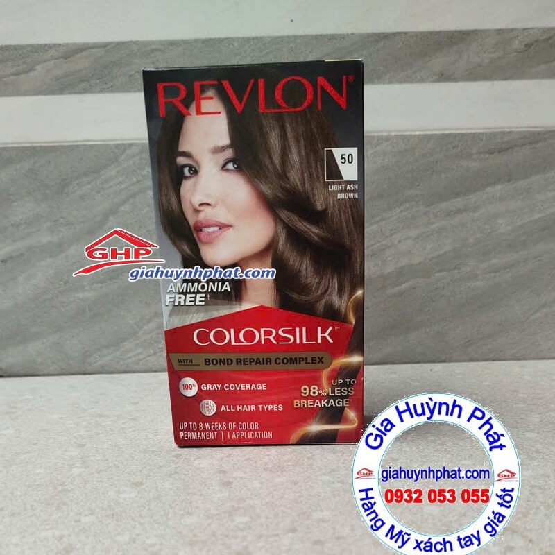Thuốc nhuộm tóc Revlon colorsilk mã 50 hàng từ Mỹ