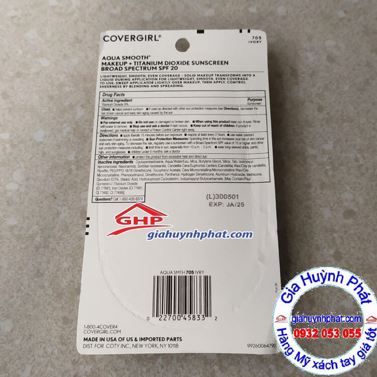 Covergirl 705 Ivory. Made in USA giahuynhphat.com Covergirl 705 Ivory. Made in USA giahuynhphat.com