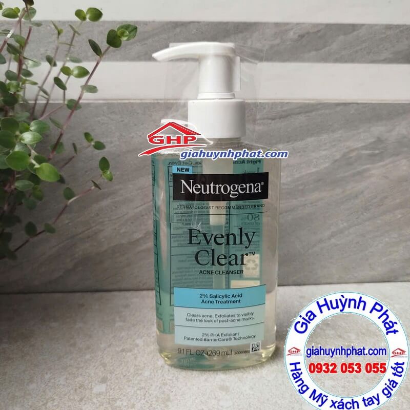 Sữa rửa mặt Neutrogena dạng gel hàng Mỹ