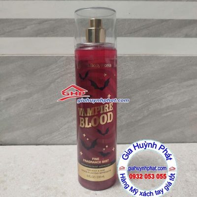 Nước hoa toàn thân và tóc Vampire Blood Fragrance Mist từ Mỹ