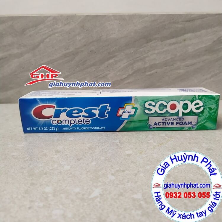 Kem đánh răng Crest Scope hàng Mỹ xách tay giahuynhphat.com