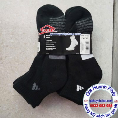 Set vớ 6 đôi Adidas hàng xách tay Mỹ