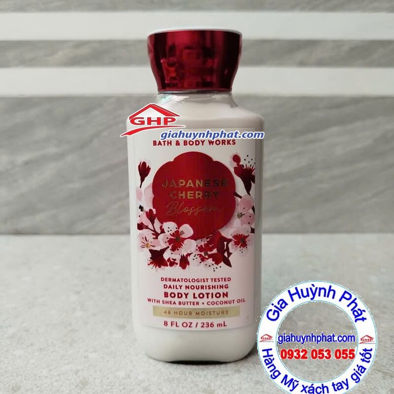 Sữa dưỡng thể Japanese Cherry Blossom hàng từ Mỹ