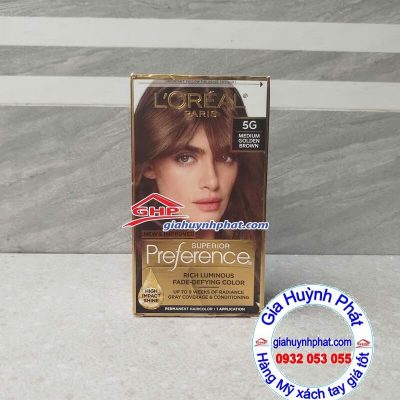 Thuốc nhuộm tóc Loreal 5G hàng từ Mỹ